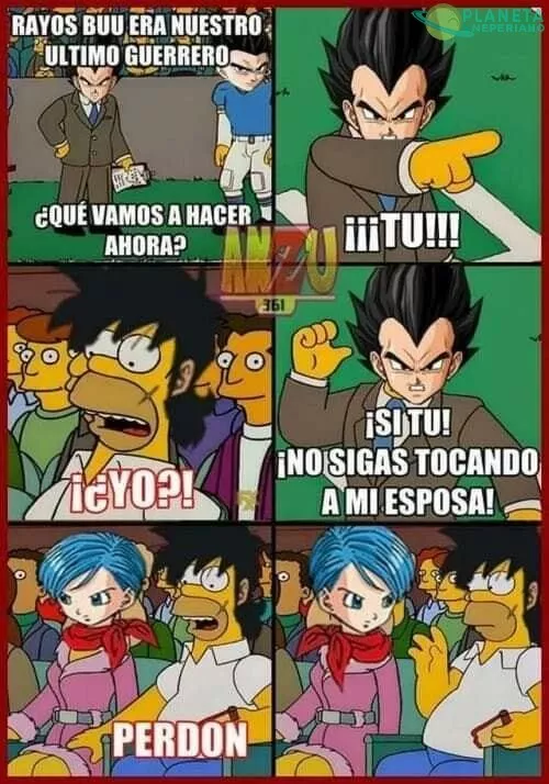 En Dragon ball era al revez :v