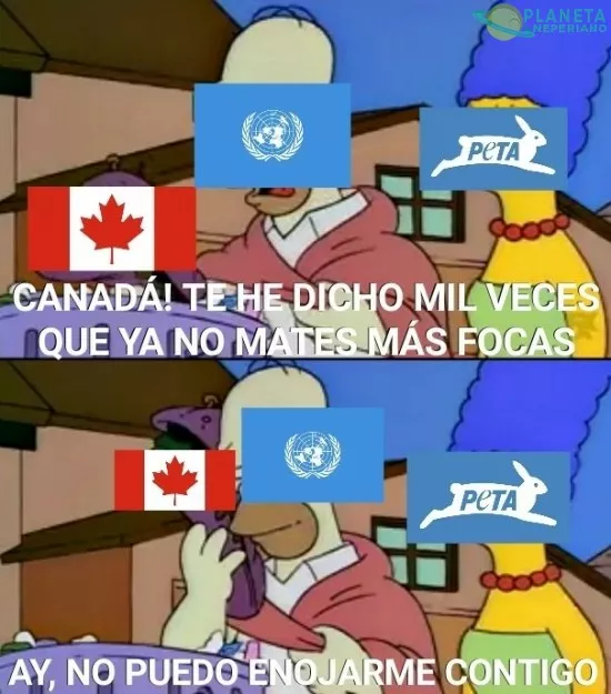 Es Canadá… ¿Cómo podría enojarme con tal simpático amigo :D?