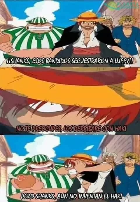 patetico remedo de Yonkou que era Shanks en ese entonces