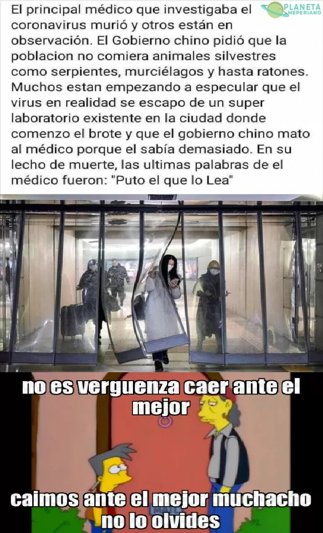 Lo sospeché desde un principio...