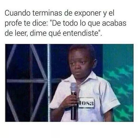 Ya valio madres, ¿pa' eso expongo? :(