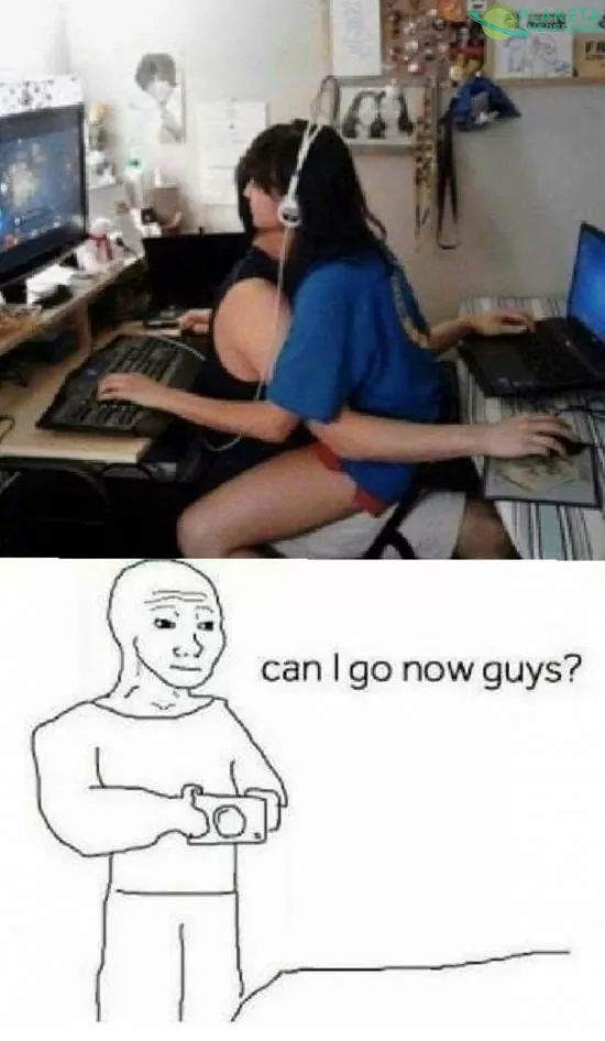 Siento pena por el tipo que toma la foto… nah, la verdad me da más gracia que lastima