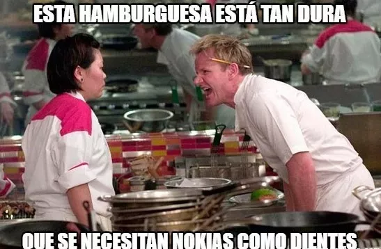 Solo el viejo chuck se las come