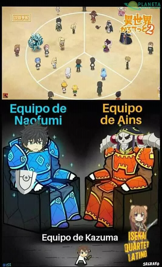 Lo de kazuma para hacer equipos tiene que ser un 