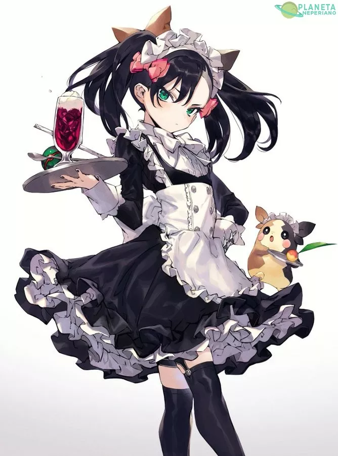 Las waifus vestidas de maid son lo maximo