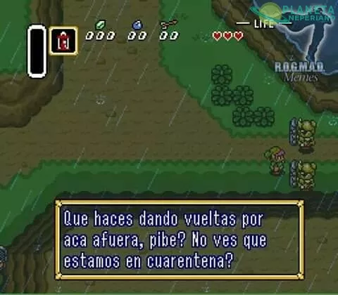 Mientras tanto en una realidad alterna de Hyrule con Coronavirus… 