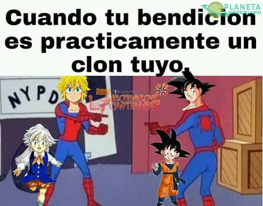 Solo que Meliodas no tiene a un piccoro cerca