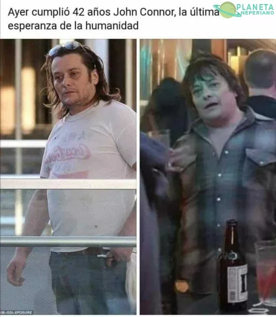 Dijeron que iba a destruir a la Skynet y ahora lo veo ahí esforzándose por respirar