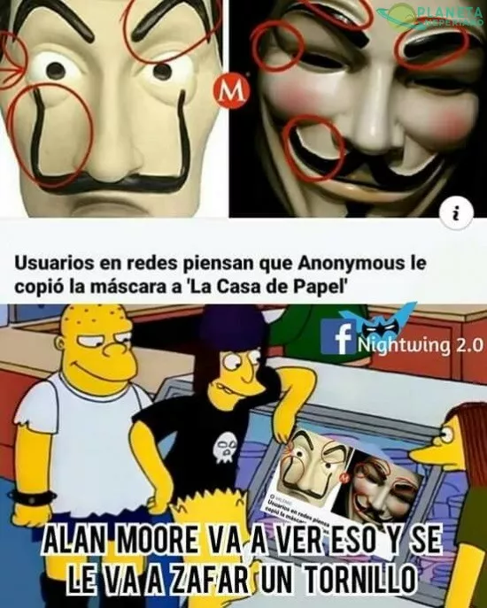 Alan Moore debe estar revolcandose en su tumba... ¡y aun no esta muerto!