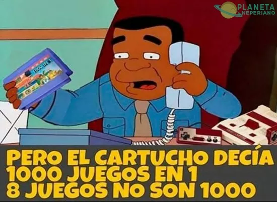 ¡JA!... eso es por confiar en cartuchos chinos