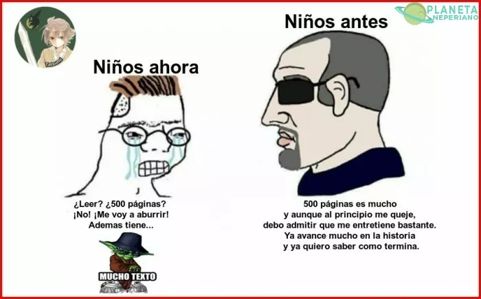 Y no faltara el listo que comente con mucho texto