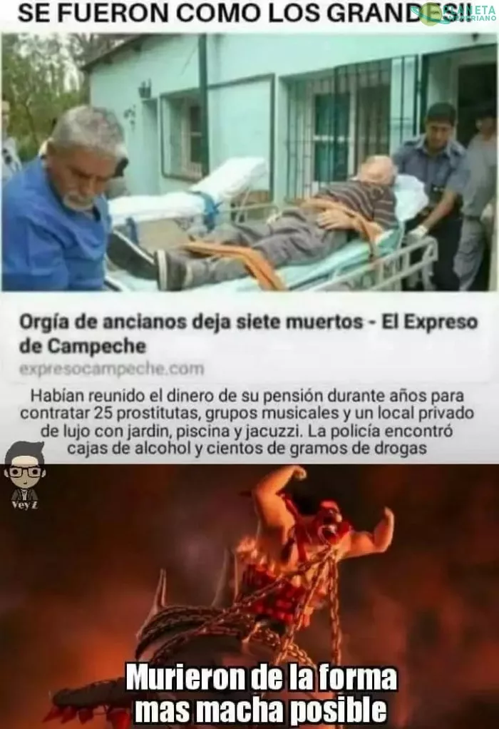 El macho de la tercera edad...