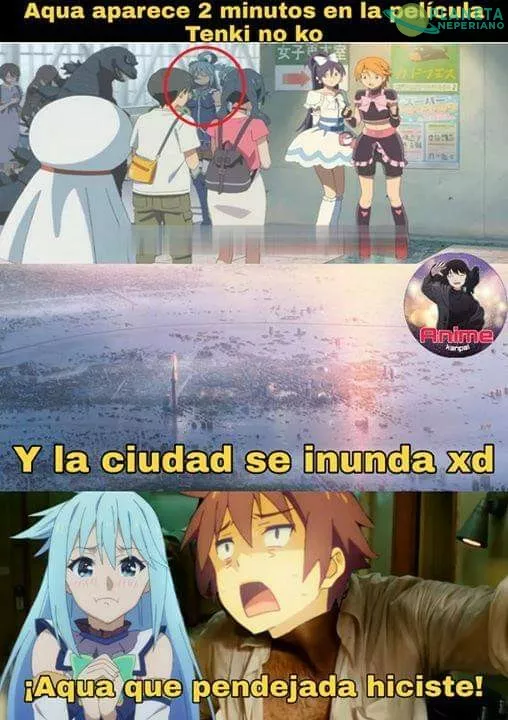 Era inevitable que Aqua arruinase algo