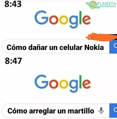 solíamos usar un celular Nokia como un martillo...