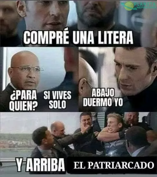 El patriarcado siempre arriba 