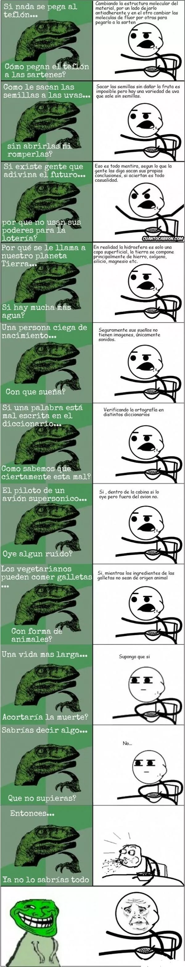 FILOSORAPTOR Y CEREAL GUY DISCUTIENDO DESDE TIEMPOS INMEMORIABLES