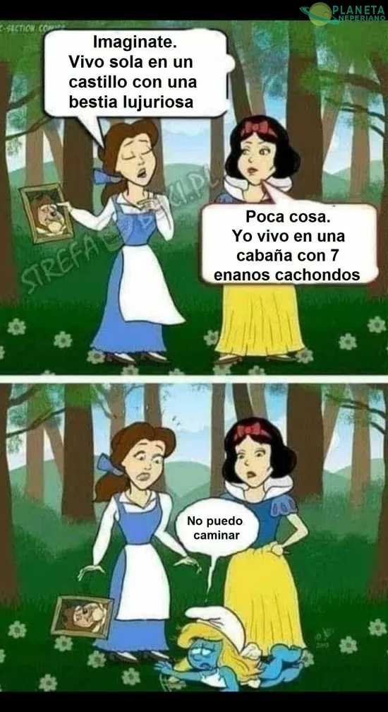 ¿Que le habra pasado a esa pequeña pitufina :v?