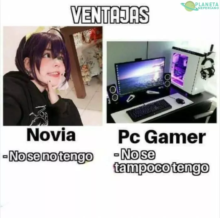 Mi lista de ventajas Novia vs PC Gamer