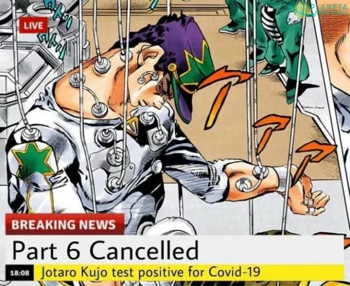 Parte 6 cancelada por enfermedad de jotaro