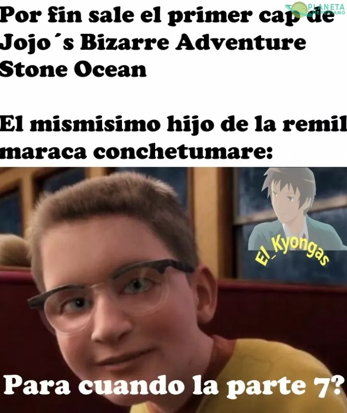 Cuando se estrene la parte 6 de jojos