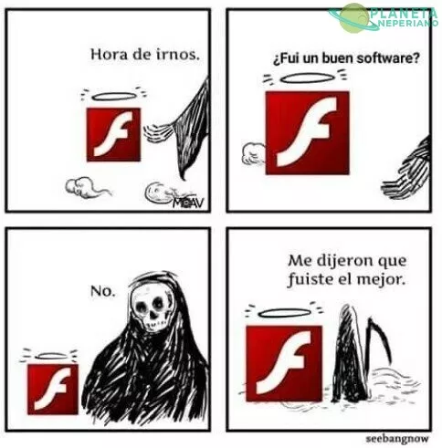 Adios flash