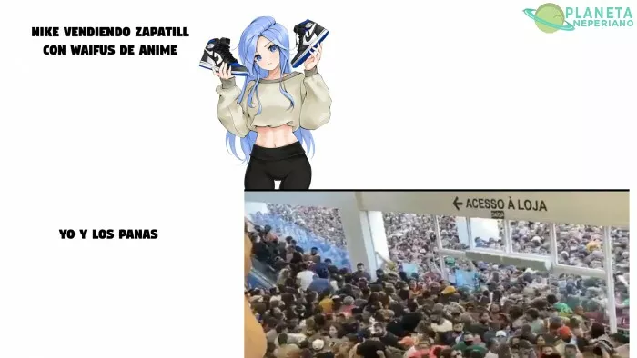 ¿Qué pasaría si Nike usara el anime para promocionarse?