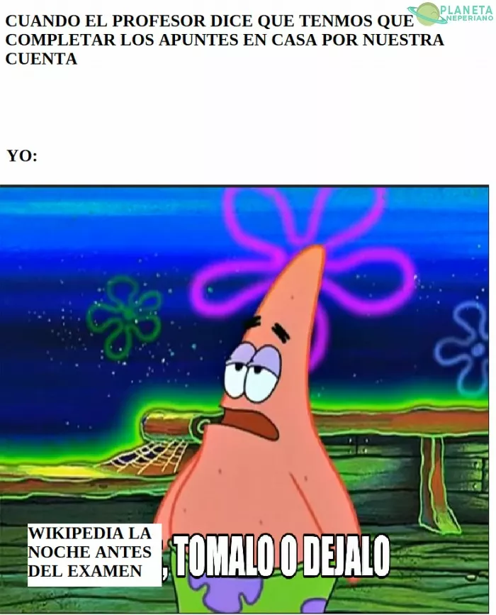 ES SU TRABAJO NO EL MIO