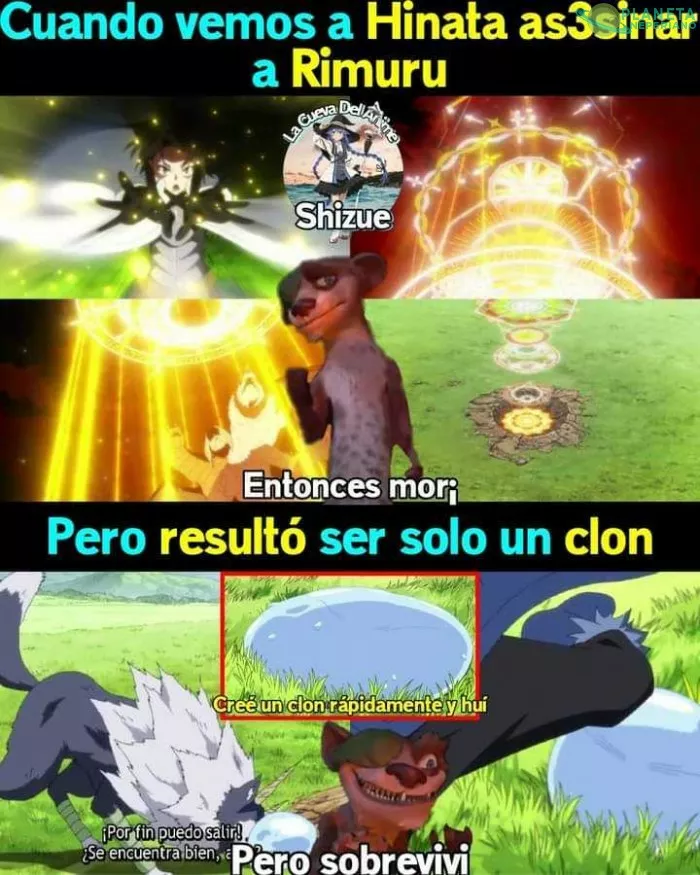 Cuando vemos a hinata as3sinar a rimuru