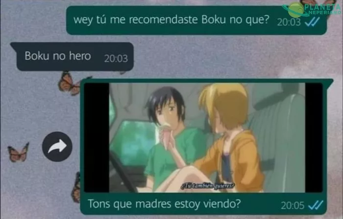Esta viendo la ova 