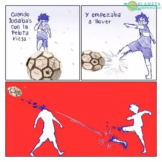 Cuando jugabas con la pelota