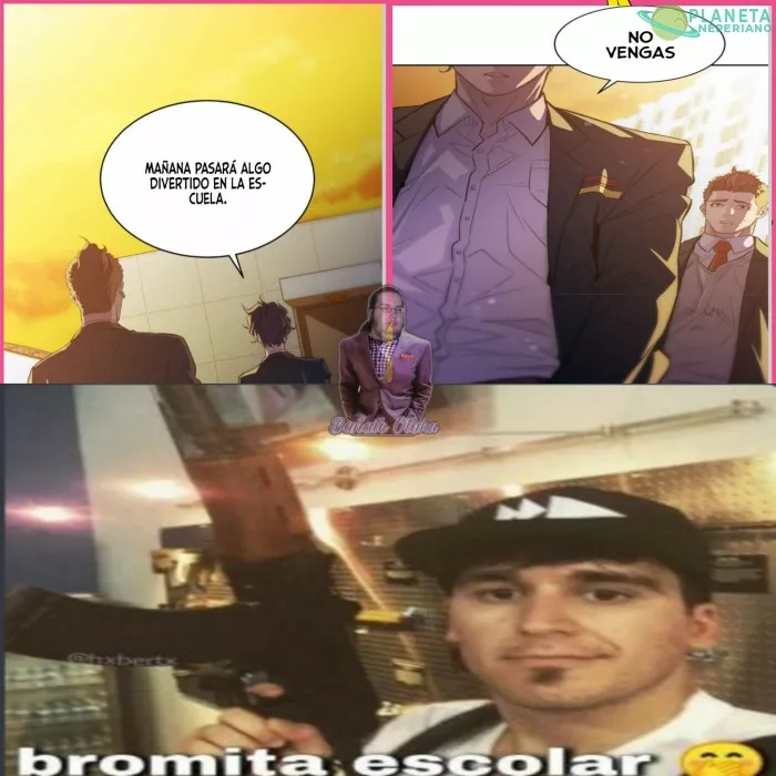 -Mira bro tú me caes bien 