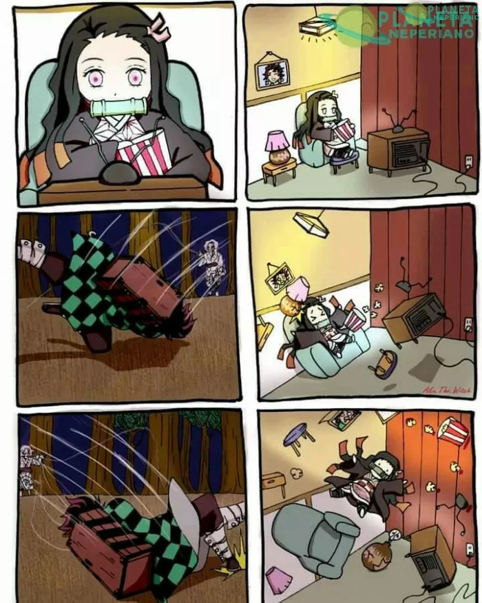 Vaya pobre Nezuko  ;v