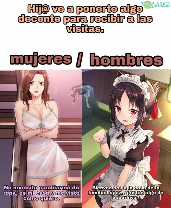 Yo sí me pongo un traje de maid 