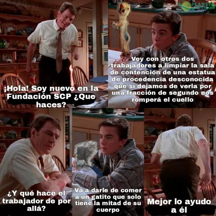 Al menos no le hablo del reptil difícil de matar.... O del SCP 2317...