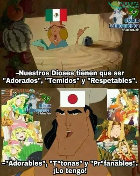 Dioses mexicanos like japan