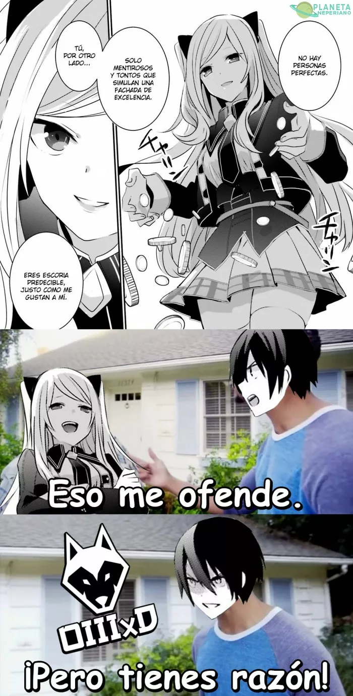 Nos salio raro el prota.