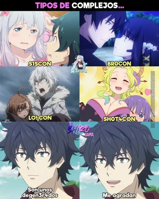 Tipos de complejos...