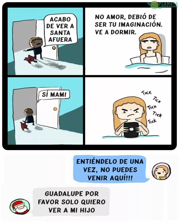 tras este comic hay una historia bastante hot que ocurrió hace algunas navidades