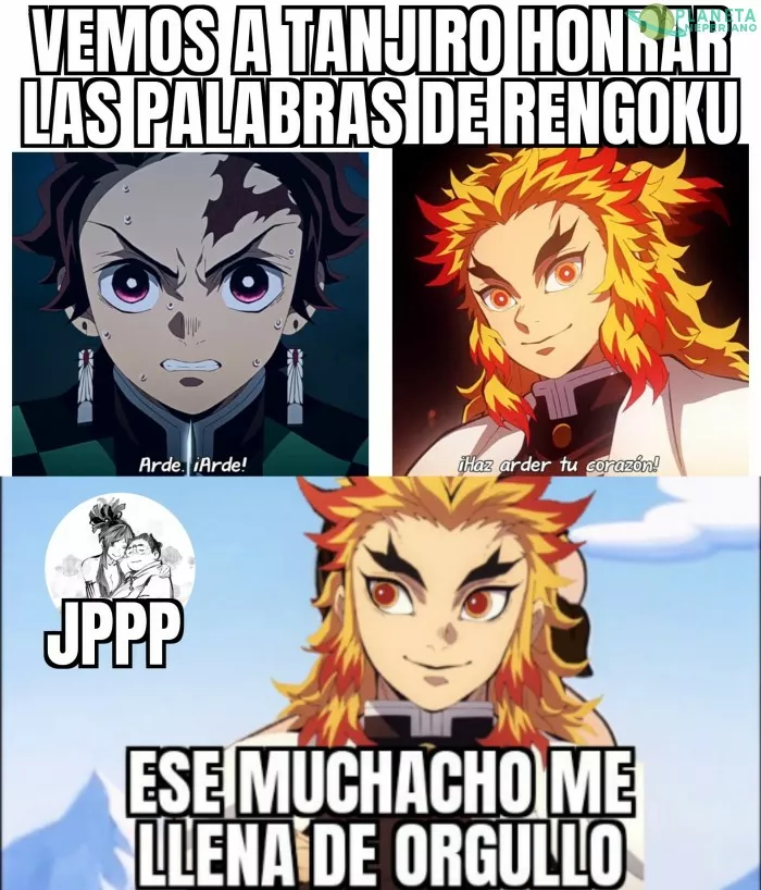 Que buen prota es Tanjiro