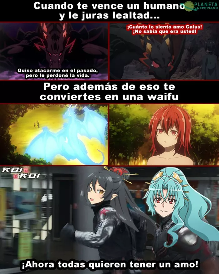 ahora todos los dragones se quieren volver waifus