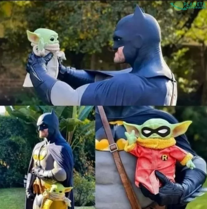 Batman no sabe criar a sus niños de otra forma.