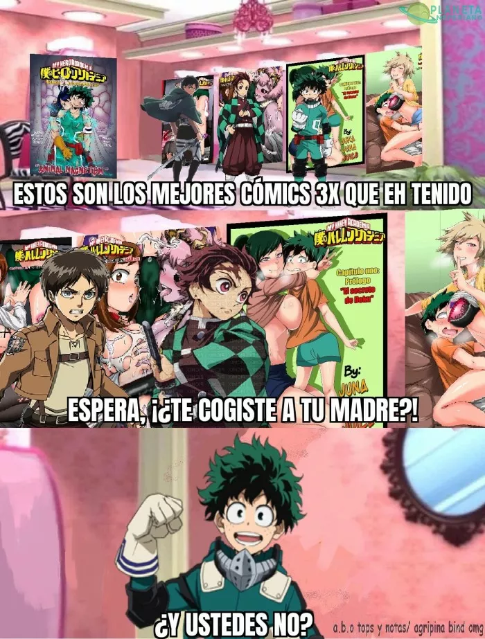 las cosas que ha visto y hecho el Deku hentai