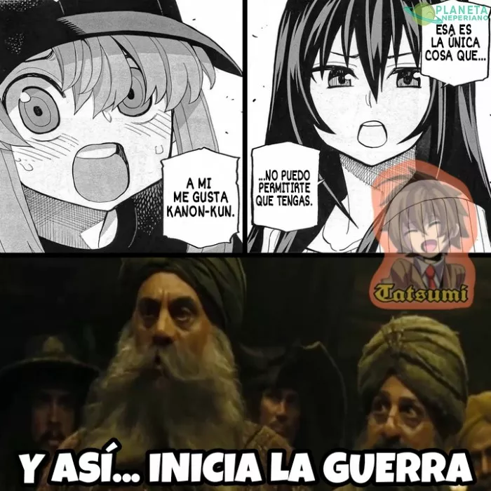 Y ASÍ INICIAN CASI TODOS LOS TRIANGULOS AMOROSOS :V