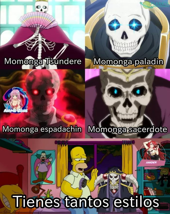 Momonga y sus estilos