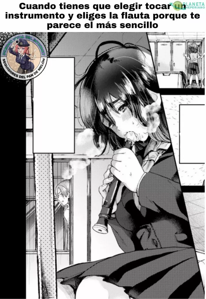 Creo que así no se toca la flauta ( ͡° ͜ʖ ͡°)