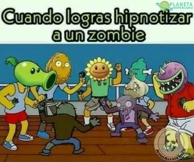 Le apuesto todo al zombie hipnotizado 