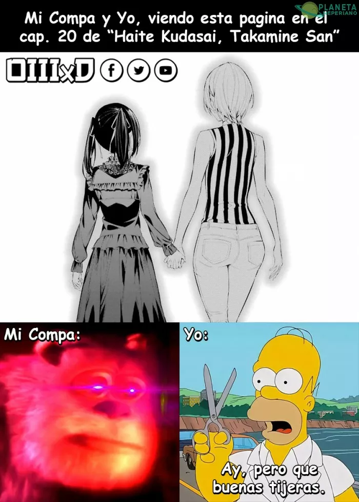 Mi compa: pero mira ese prro. Yo: esa no me esperaba.