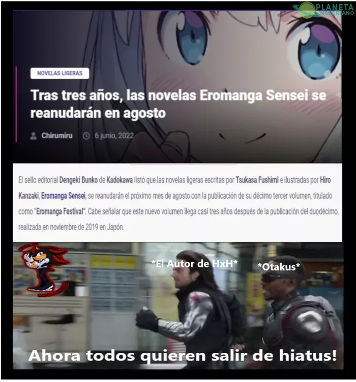 Ahora que manga saldra del hiatus