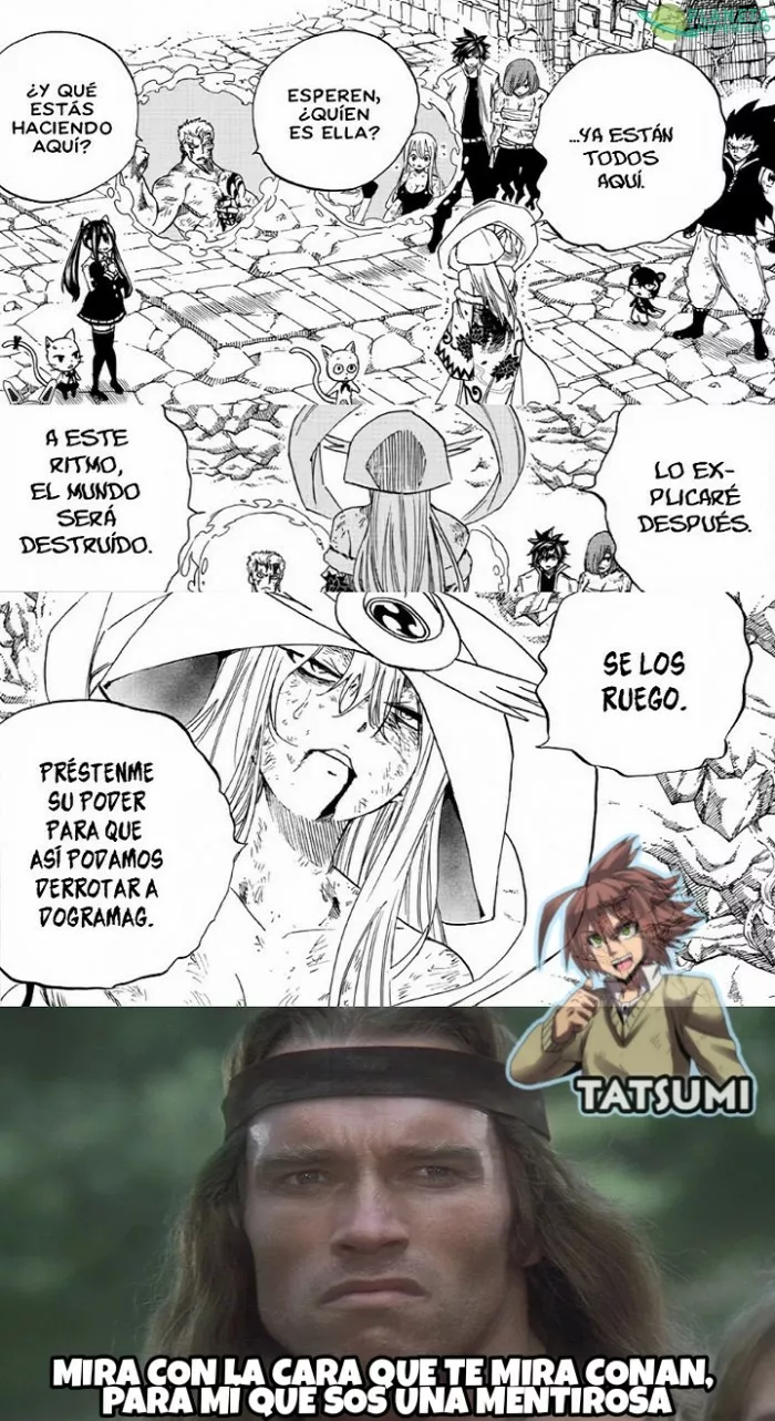 ESO OPINAMOS NOSOTROS PERO EN FAIRY TAIL GANA SIEMPRE EL NAKAMA POWER :V