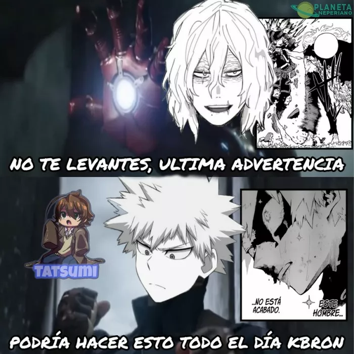 YA ME IMAGINO EL ROSTRO DE FELICIDAD QUE TIENEN LOS HATERS DE BAKUGO AL VER EL CAPÍTULO